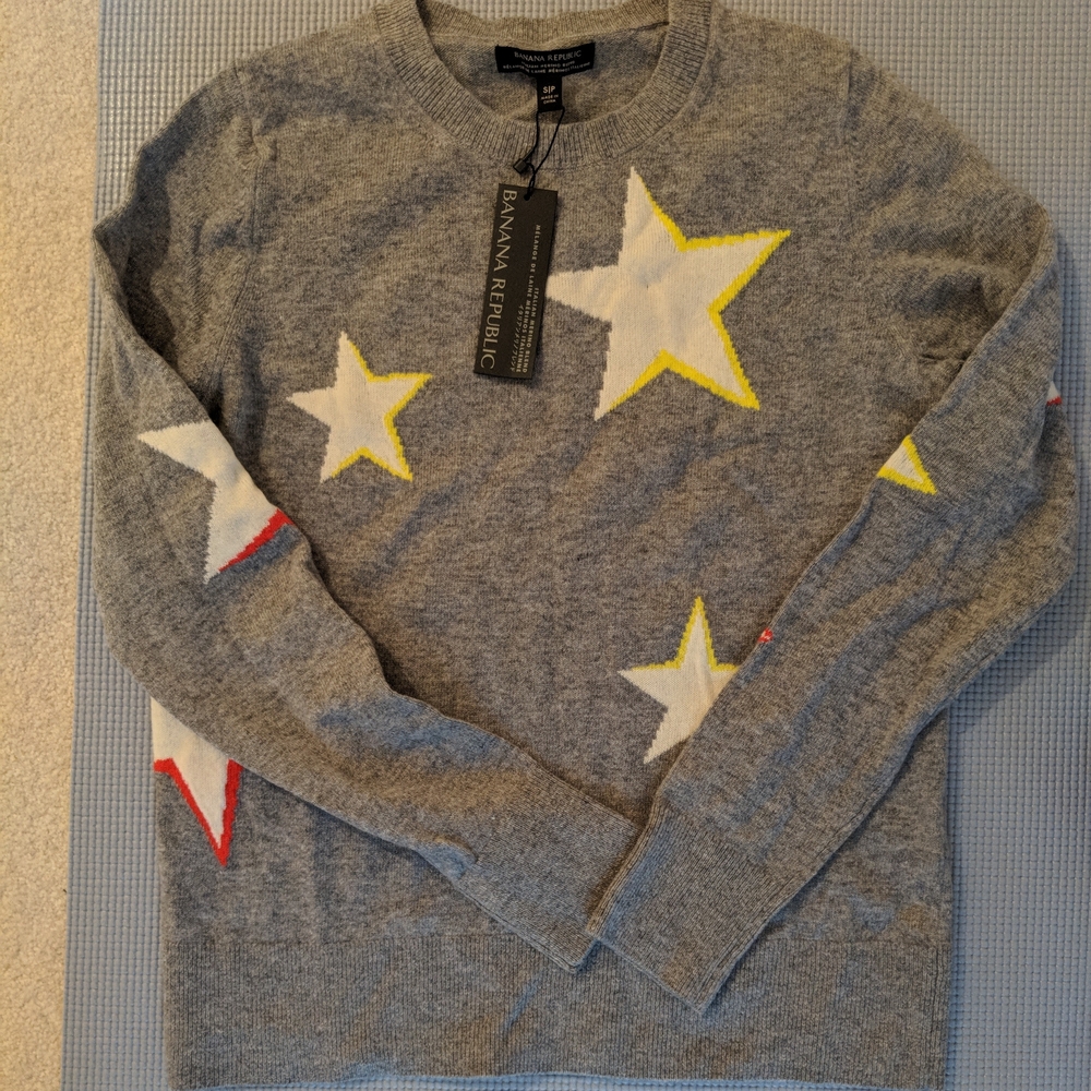 Banana Republic Wool Colorful Stars